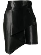 Alexandre Vauthier Fitted Asymmetric Skirt - Black