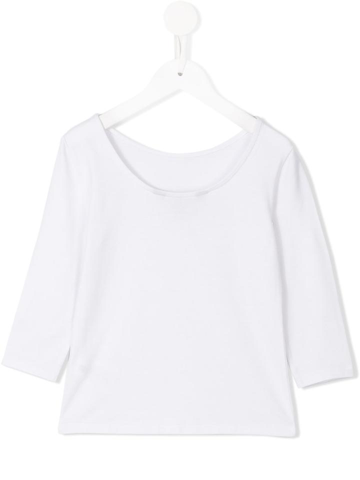 Ralph Lauren Kids Round Neck T-shirt, Girl's, Size: 12 Yrs, White