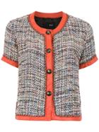Andrea Bogosian Tweed Top - Red