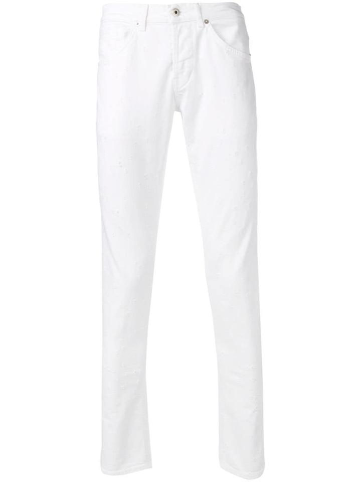 Dondup Distressed Skinny Jeans - White
