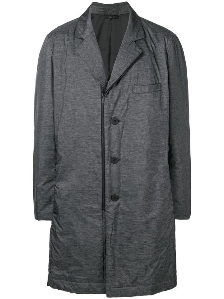 Issey Miyake Mid-length Coat - Grey