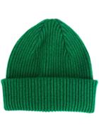 Paul Smith Cashmere Ribbed Beanie, Men's, Green, Cashmere