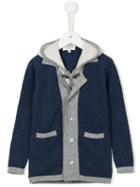 Cashmirino Double Layered Hooded Cardigan, Boy's, Size: 6 Yrs, Blue