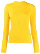 Courrèges Ribbed Sweater - Yellow