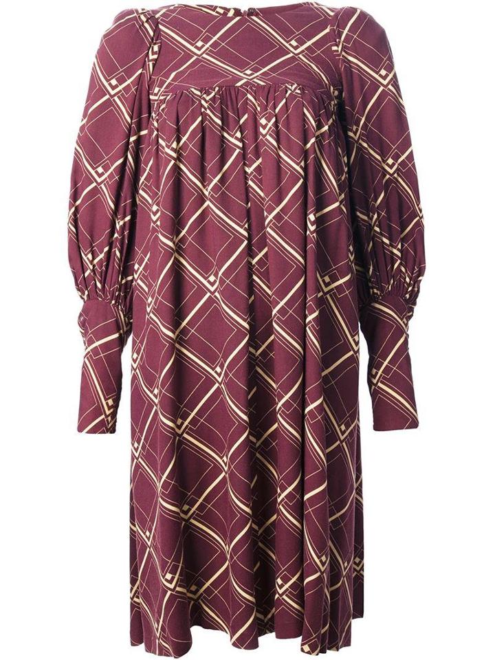 Biba Grid Print Dress