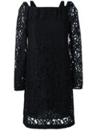 See By Chloé Embroidered Lace Dress, Women's, Size: 38, Black, Polyamide/viscose/cotton