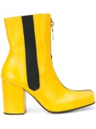 Charles Jeffrey Loverboy Front-zip Heel Boots - Yellow