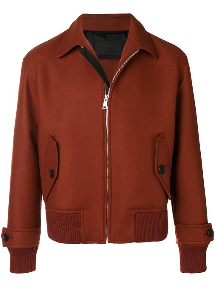 Prada Fitted Zipped Jacket - Red