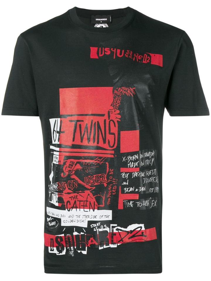 Dsquared2 Military Punk T-shirt - Black