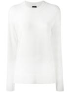 Joseph Knitted Top, Women's, Size: Large, White, Viscose/spandex/elastane
