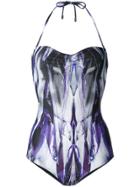 Mona Bandeau Phoenix Swimsuit - Pink & Purple