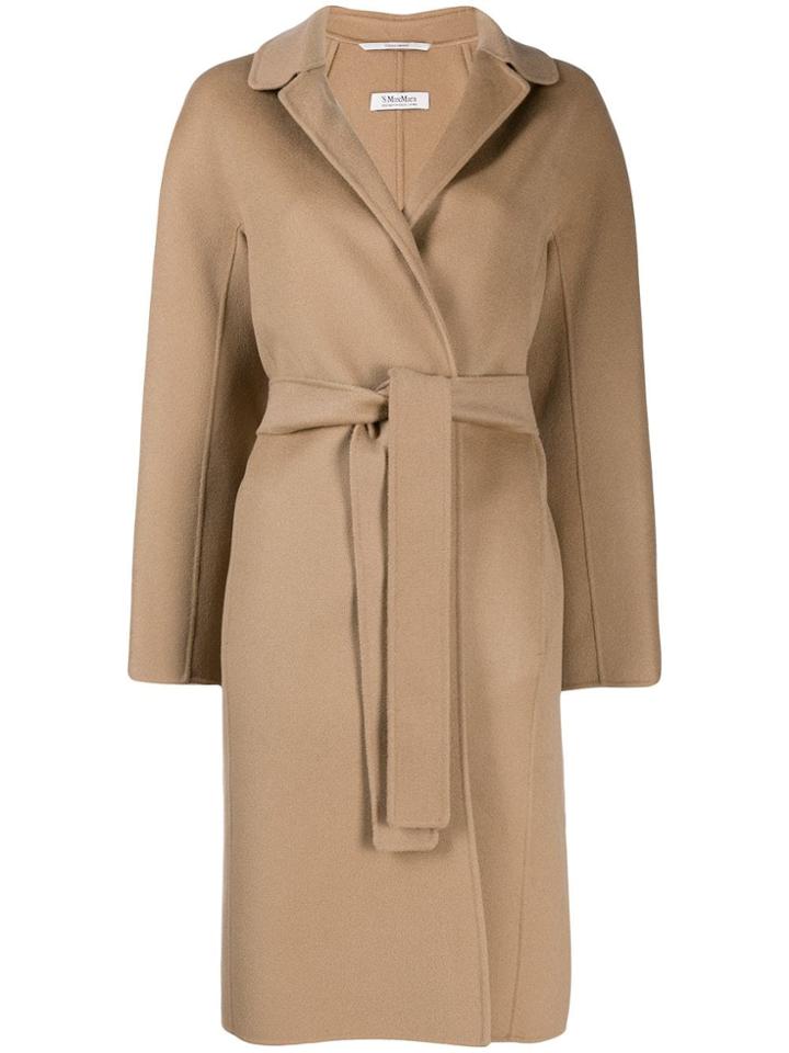 's Max Mara Single Breasted Coat - Neutrals