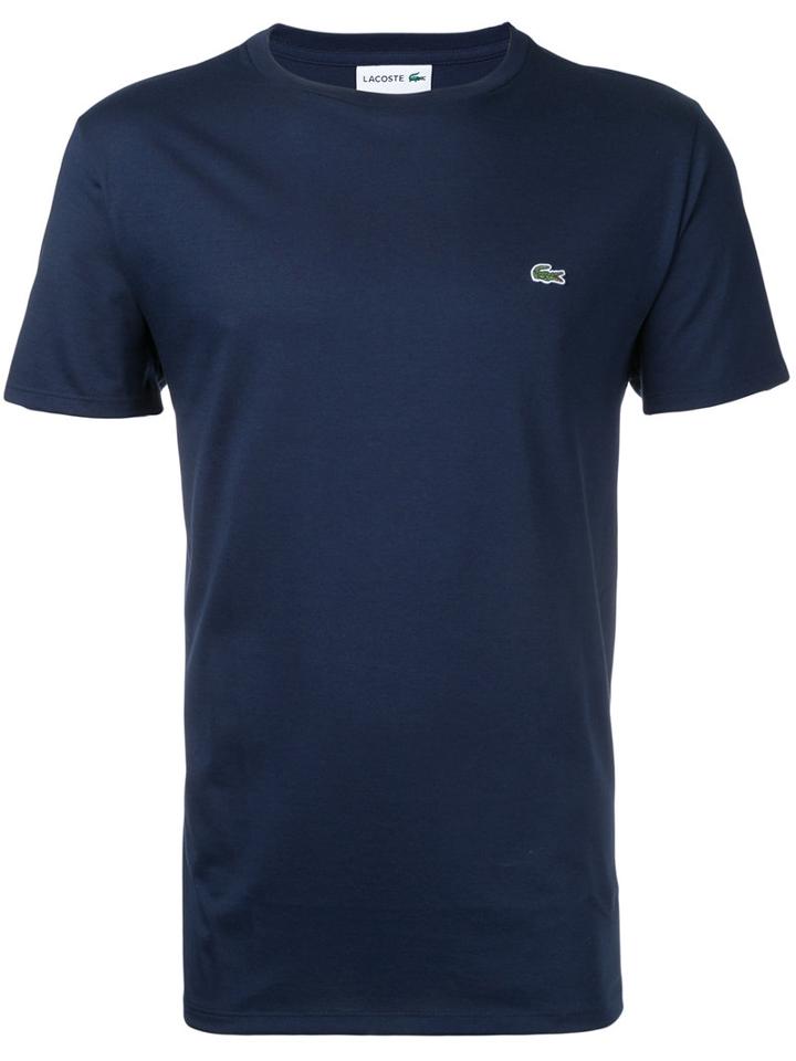 Lacoste - Round Neck T-shirt - Men - Cotton - 3, Blue, Cotton