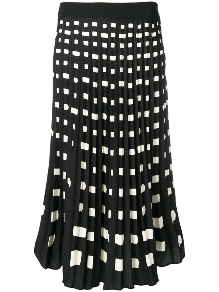 Ssheena Pleated Midi Skirt - Black