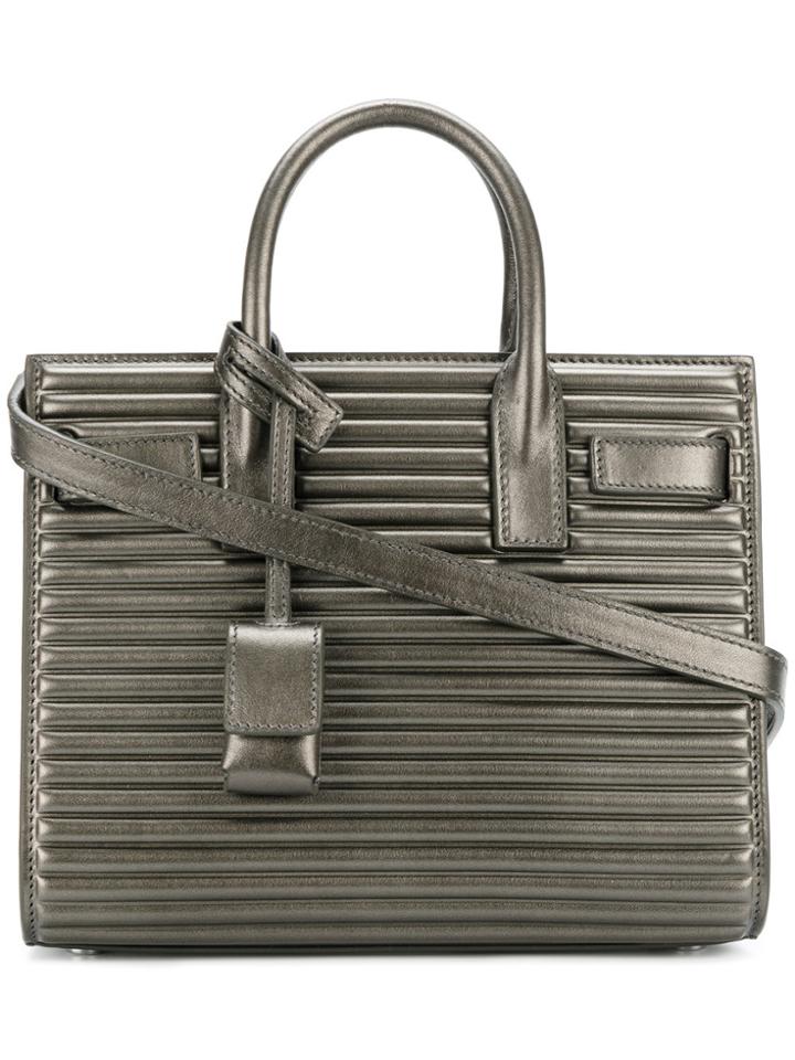 Saint Laurent Quilted Baby Sac De Jour - Green