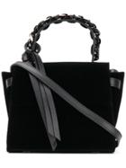 Elena Ghisellini Mini Chain Tote Bag - Black