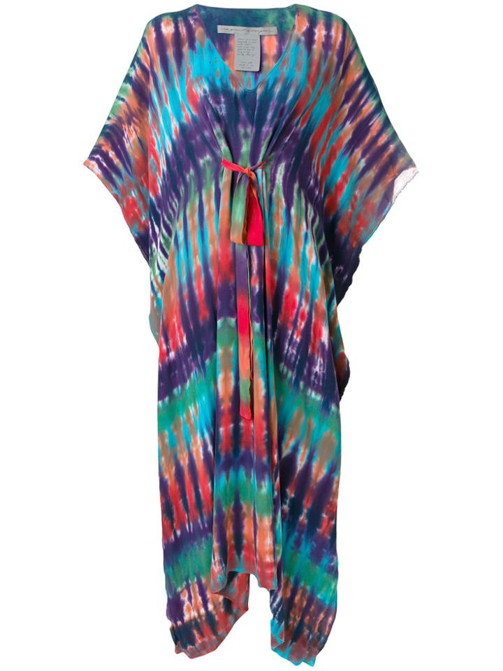 Raquel Allegra Tie-dye Kaftan Dress - Multicolour