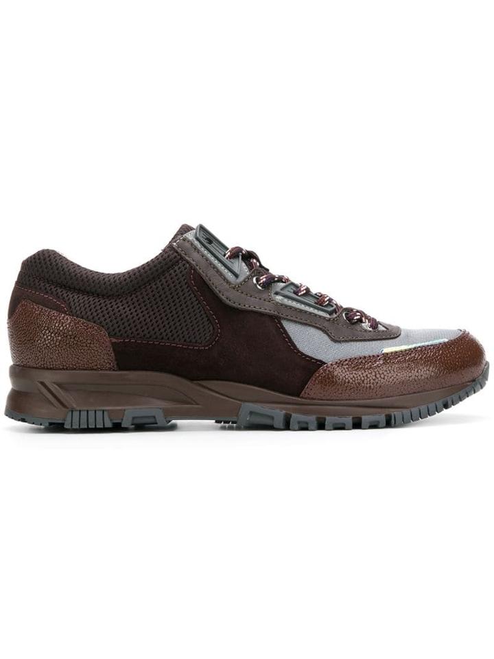 Lanvin Mesh Cross Sneakers - Brown