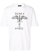 Overcome Black Angel T-shirt - White