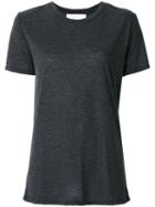 Iro - Distressed T-shirt - Women - Polyester/viscose - L, Grey, Polyester/viscose
