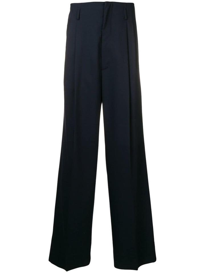 Dsquared2 Tailored Wide Leg Trousers - Blue