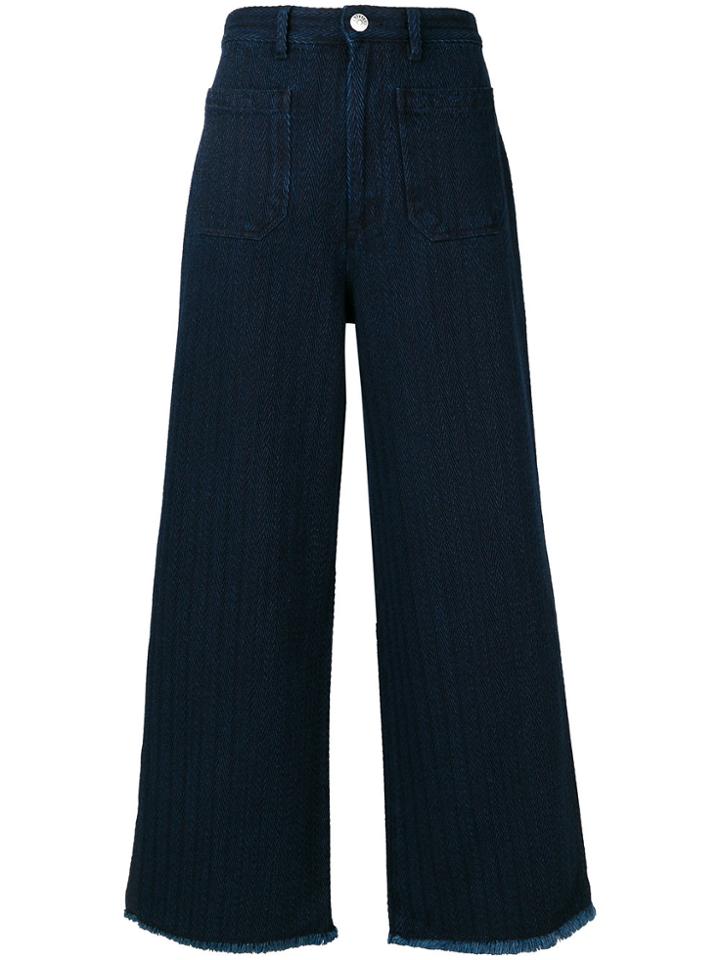 Masscob Wide-leg Jeans - Blue