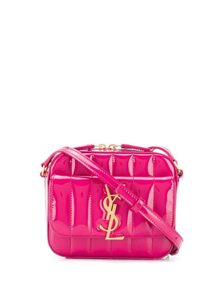 Saint Laurent Vicky Camera Crossbody Bag - Pink