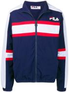 Fila Logo Print Sport Jacket - Blue