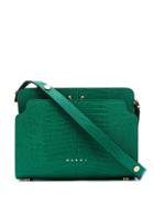 Marni Trunk Cross-body Bag - Green