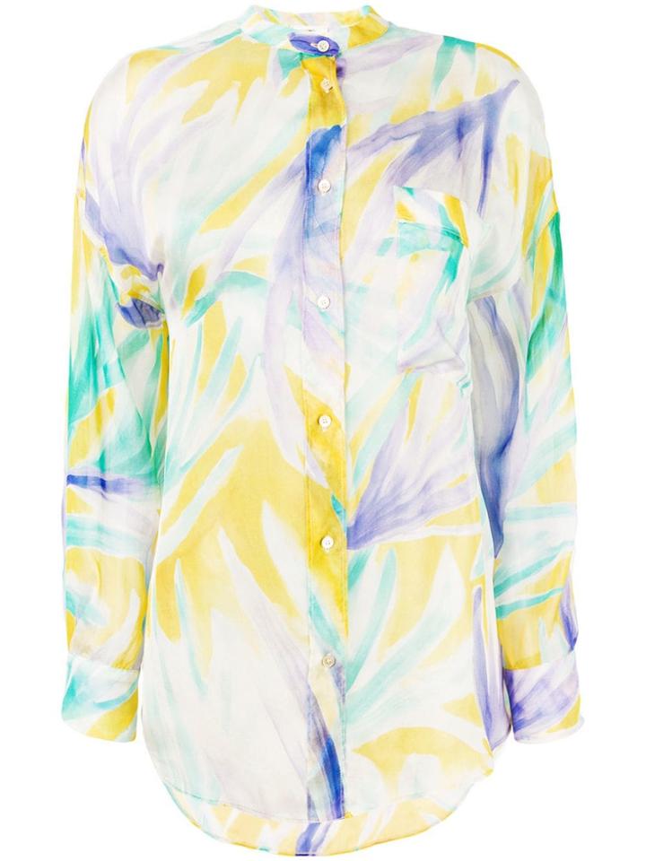 Forte Forte Multicoloured Silk Shirt - Yellow
