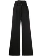 Vanessa Bruno High-waist Paperbag Trousers - Black