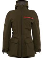 Prada Technical Fabric Short Military Jacket - Green