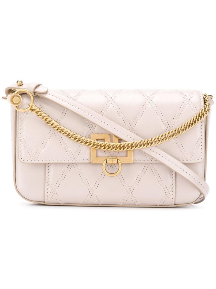 Givenchy Gv3 Quilted Crossbody Bag - Neutrals