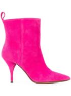 L'autre Chose Pointed Toe Ankle Boots - Pink