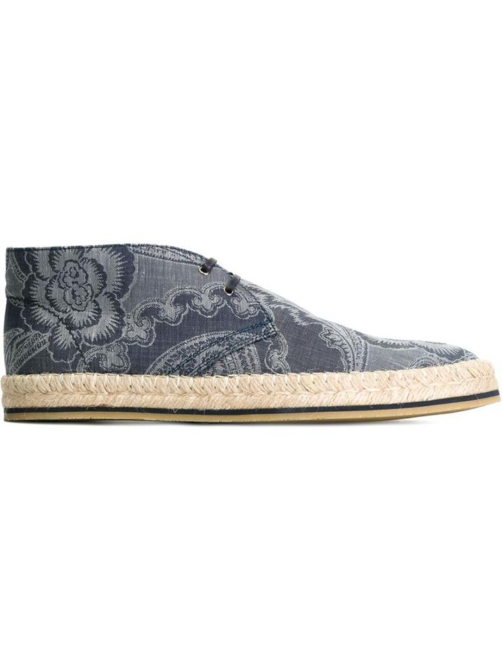 Etro 'tessuto' Desert Espadrilles