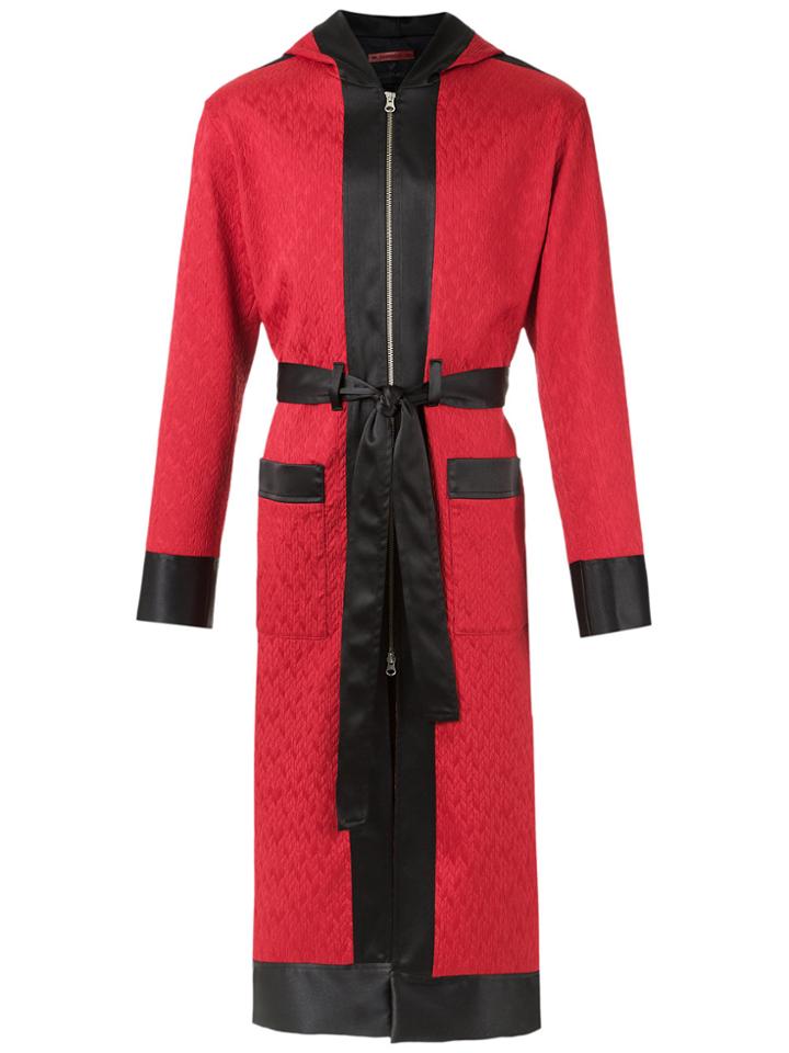 À La Garçonne Hooded Overcoat - Black