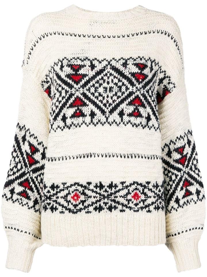 Polo Ralph Lauren Chunky Knit Jumper - White