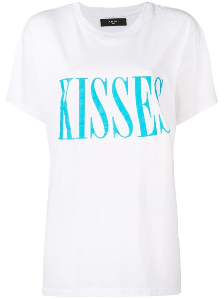 Amiri Kisses Oversized T-shirt - White