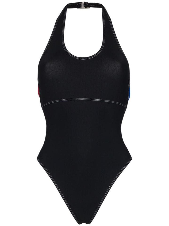 Ack Black Italia Blasic Halterneck Swimsuit