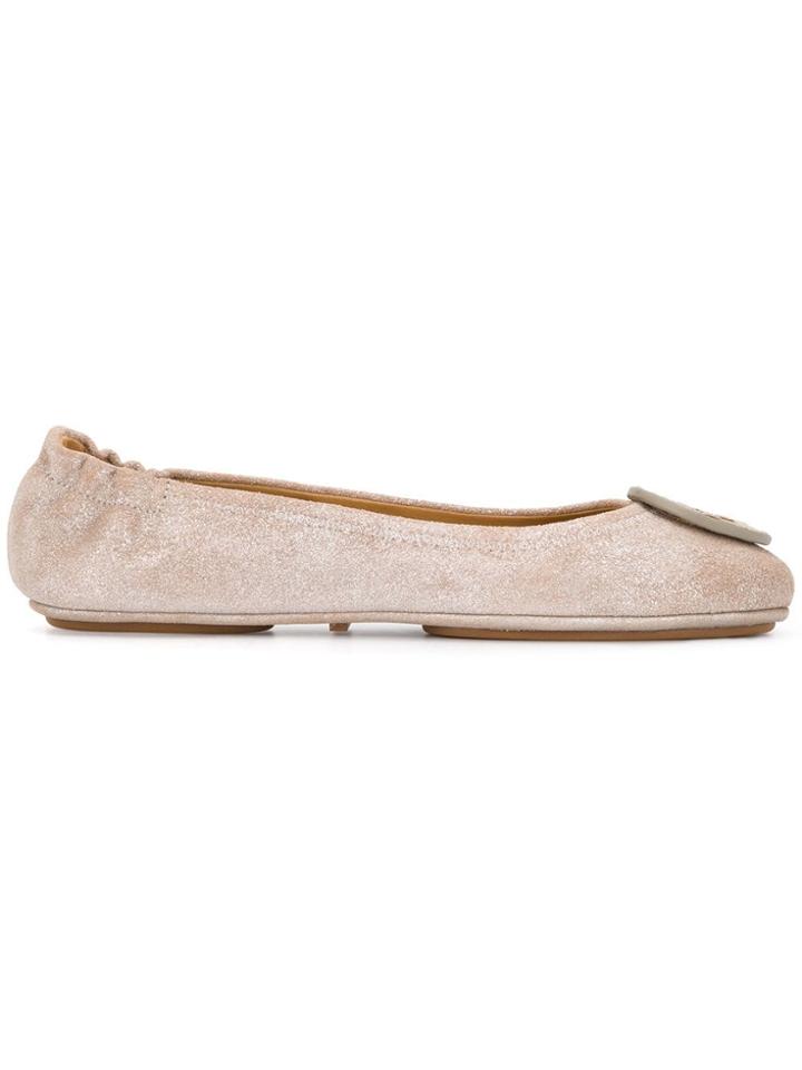 Tory Burch Minnie Ballerinas - Neutrals