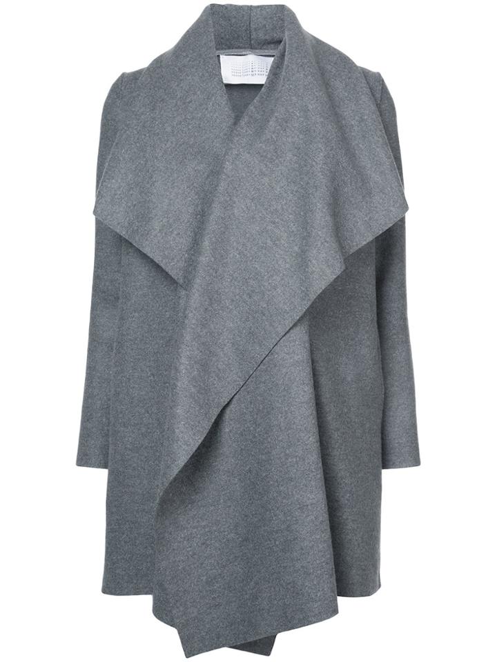 Harris Wharf London Waterfall Coat - Grey