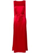 Gianluca Capannolo Belted Flared Dress