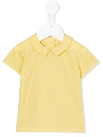 Amaia - Flared Polo Shirt - Kids - Cotton - 36 Mth, Yellow/orange