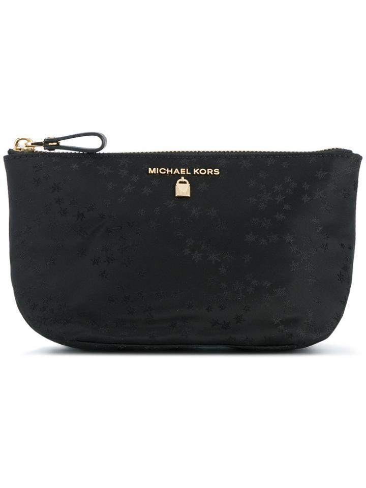 Michael Michael Kors Star Print Make-up Bag - Black