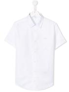 Boss Kids Plain Poplin Shirt - White