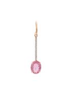 Irene Neuwirth Embellished Drop Earrings - Pink & Purple