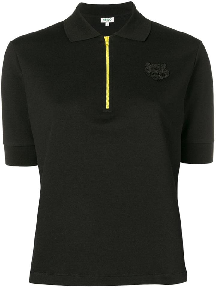 Kenzo Cropped Polo - Black