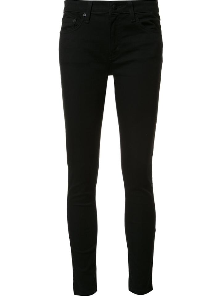 Derek Lam 10 Crosby Devi Mid-rise Authentic Skinny - Black