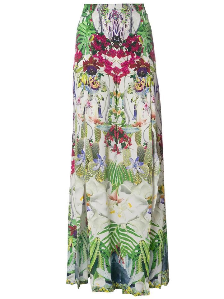 Camilla Exotic Print Palazzo Pants, Women's, Size: 8, Silk
