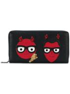Dolce & Gabbana Devil Continental Purse - Black